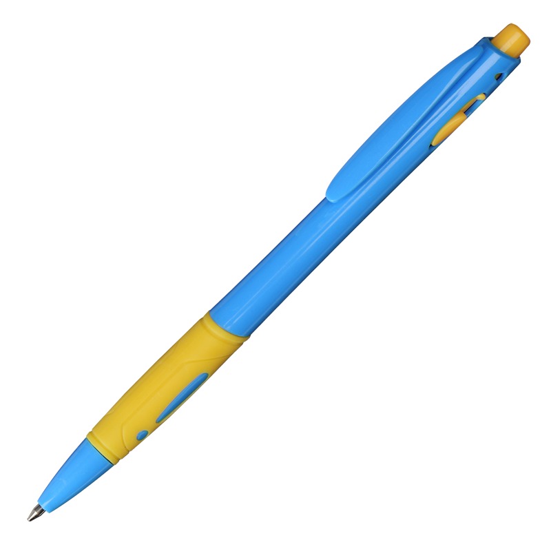Azzure ballpen, blue/yellow photo