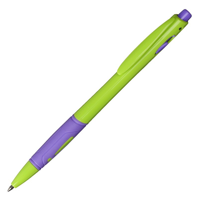 Azzure ballpen, green/violet photo