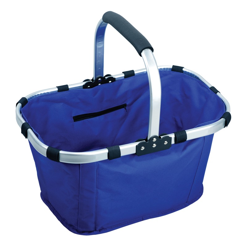 Salem foldable shopping basket, blue photo
