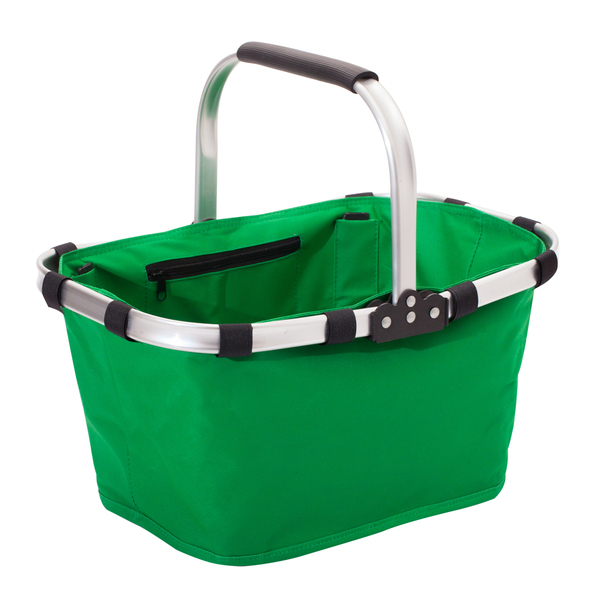 Salem foldable shopping basket, dark green photo