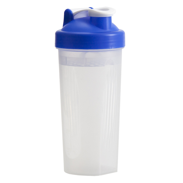 600 ml Muscle Up shaker, blue/colorless photo