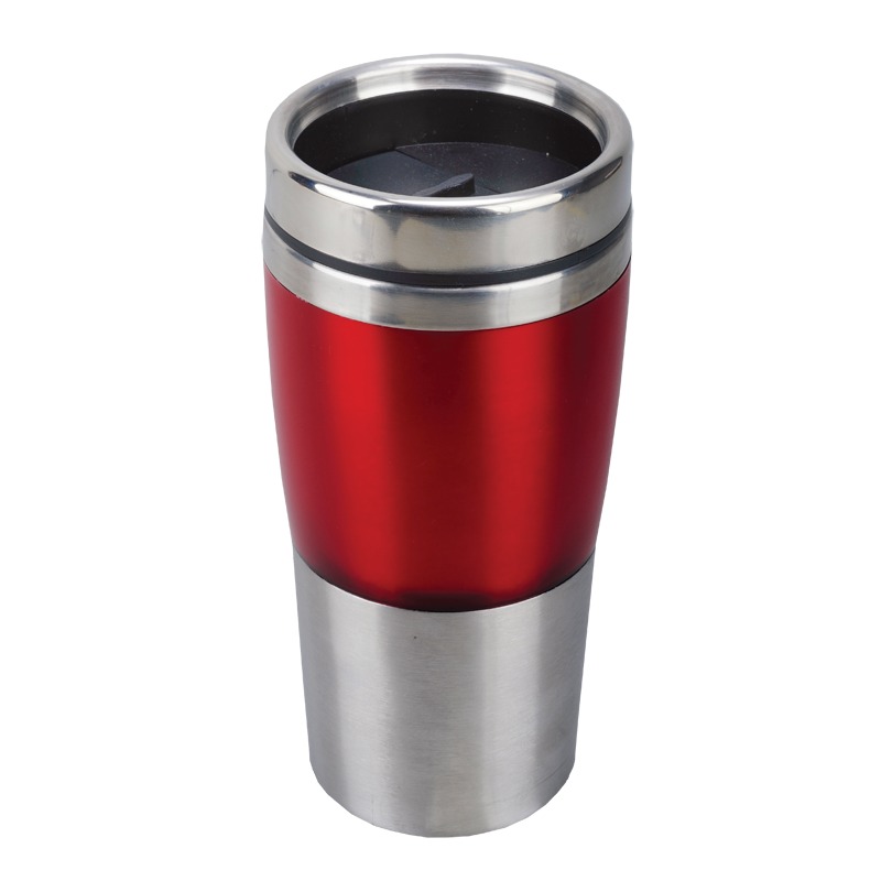 380 ml Resolute insulated mug, red/silver photo