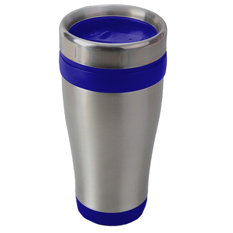 430 ml Boden insulated mug, blue/silver photo