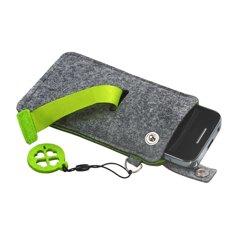 Eco Sence smartphone case, green/grey photo