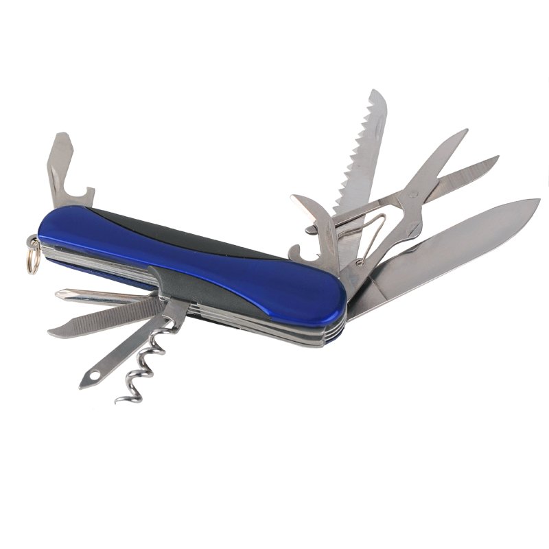 Kassel 9-function pocket knife, blue photo