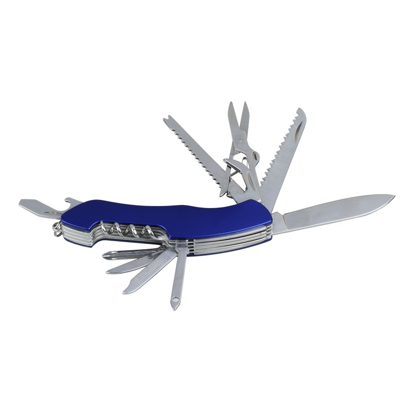 Mainz 12-function pocket knife, blue photo
