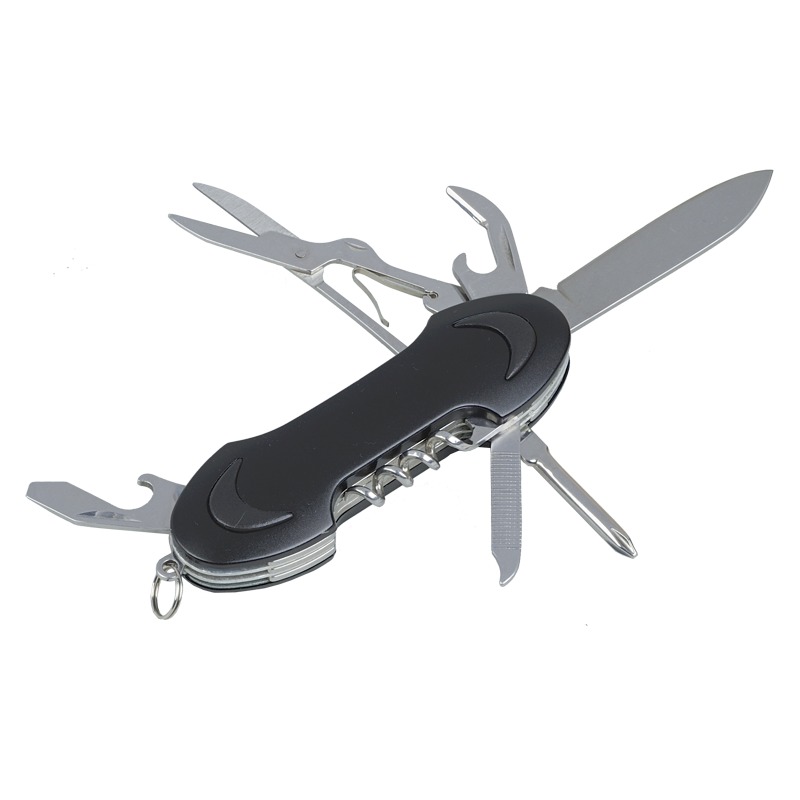 Bremen 9-function pocket knife, black photo