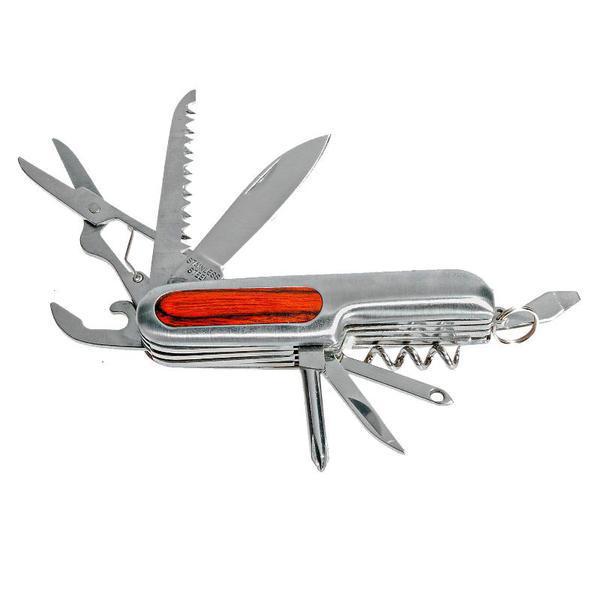 Coburg 10-function pocket knife, silver photo