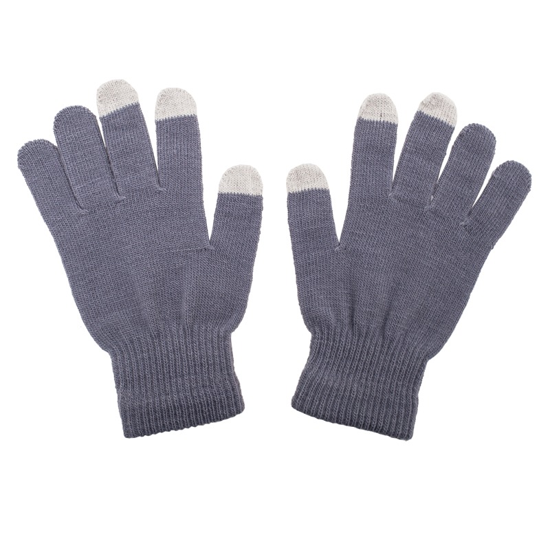 Touch Control screen gloves, grey photo