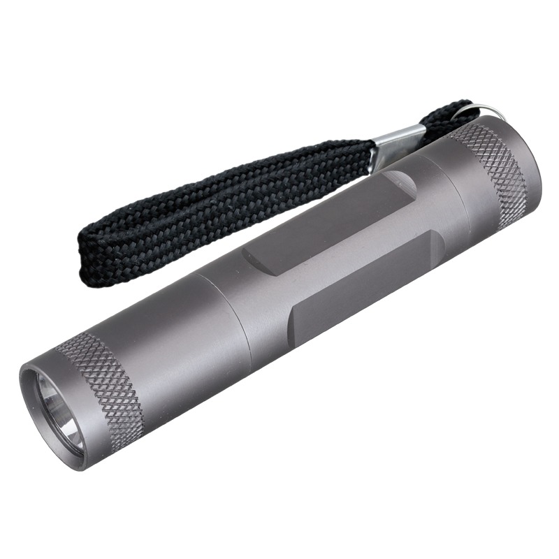 Straight Line LED torch, silver photo