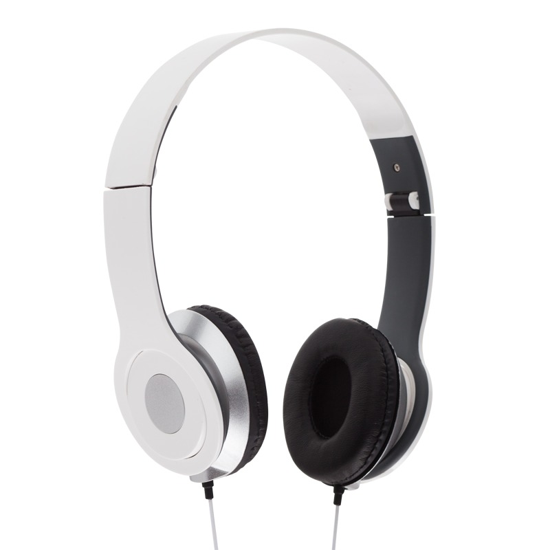 Intense headphones, white photo