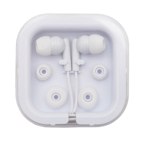Clear Sound earphones, white photo