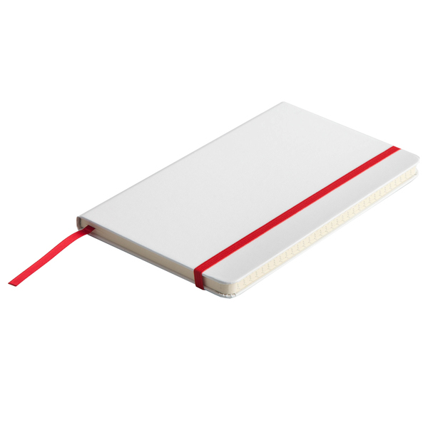 Carmona 130/210 notepad, red/white photo
